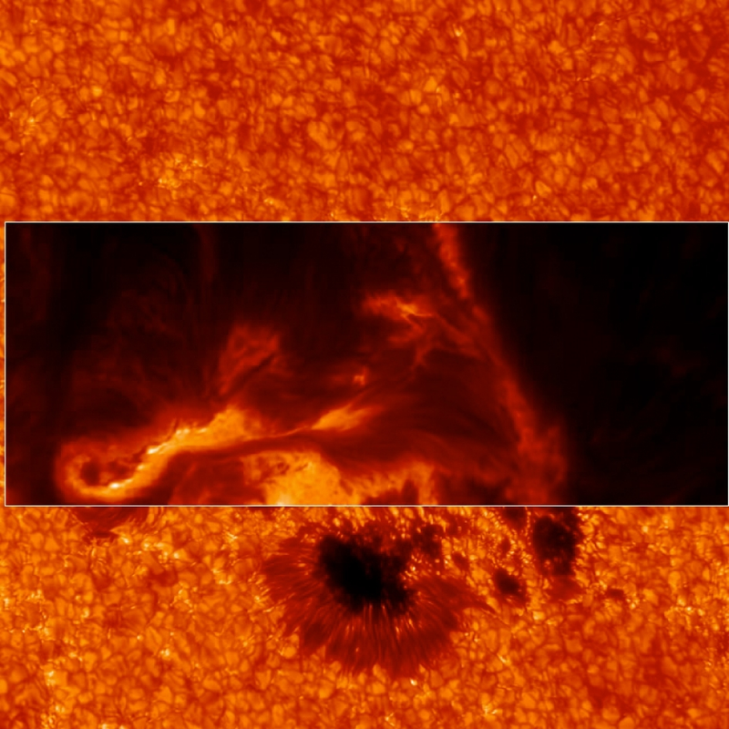 Illustration for article titled A Solar Flare in Unprecedented Detail